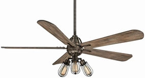 Alva 56"Ceiling Fan Heirloom Bronze medium electric fans for multi-room use
