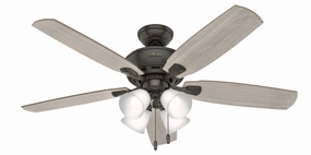 Amberlin 52"Ceiling Fan Noble Bronze home cooling fans in medium size