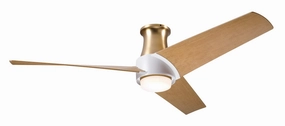 Ambit Flush DC 56"  Ceiling Fan compact medium fans for desks and counters