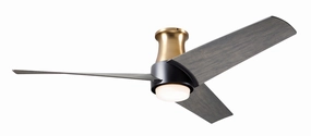 Ambit Flush DC 56"  Ceiling Fan quiet medium fans for living room use