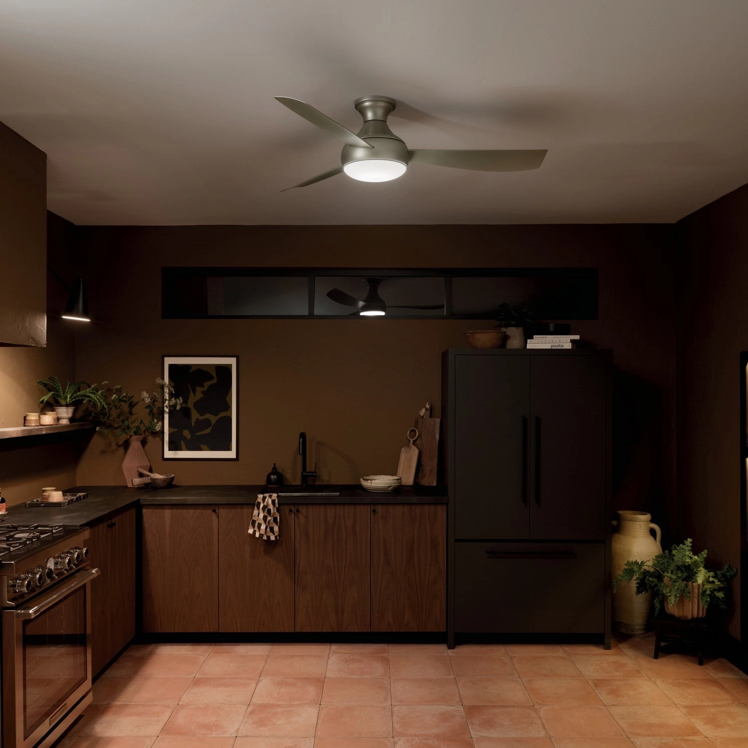 Ample 54"Ceiling Fan Brushed Nickel