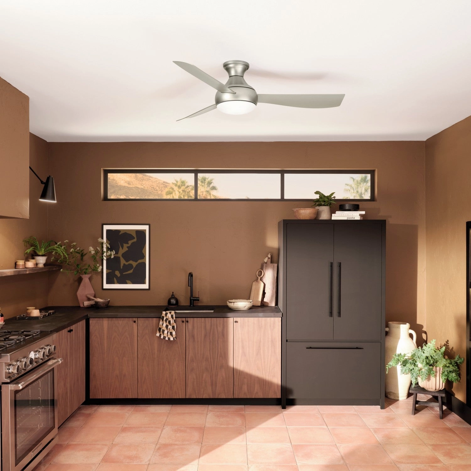 Ample 54"Ceiling Fan Brushed Nickel