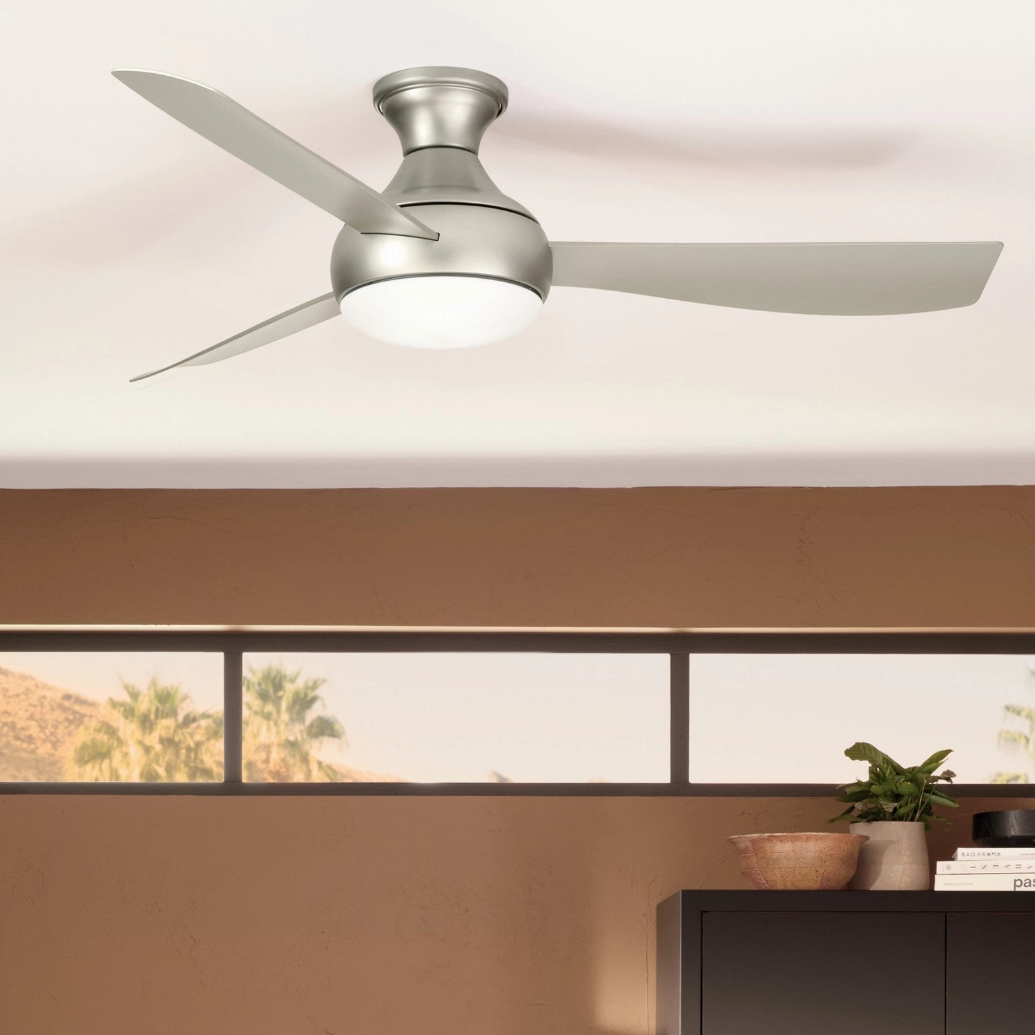 Ample 54"Ceiling Fan Brushed Nickel