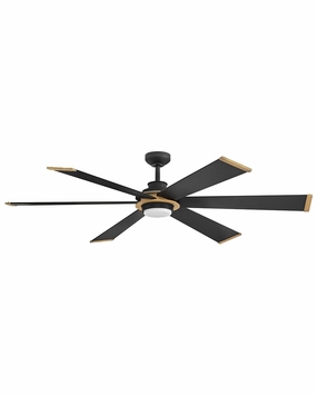 Andros 64"Ceiling Fan Matte Black portable medium fans with handle design