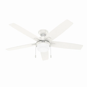 Anisten 52"Ceiling Fan Fresh White energy-efficient medium fans with remote