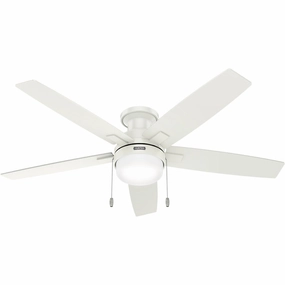 Anisten 52"Ceiling Fan Fresh White affordable medium fans for summer