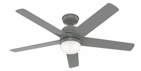 Anorak 52"Ceiling Fan Quartz Grey affordable medium fans for summer