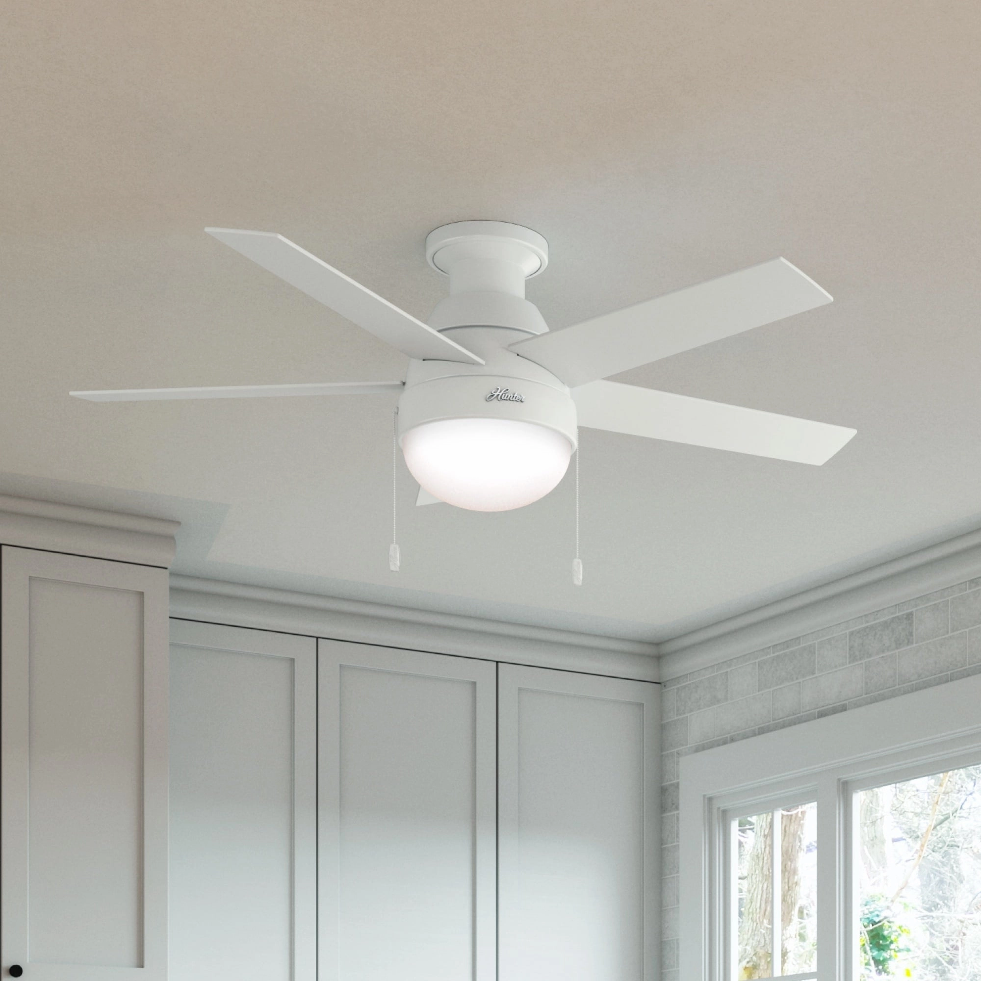 Anslee 46"Ceiling Fan Fresh White