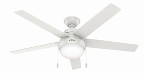 Anslee 52"Ceiling Fan Fresh White compact medium fans for desks and counters