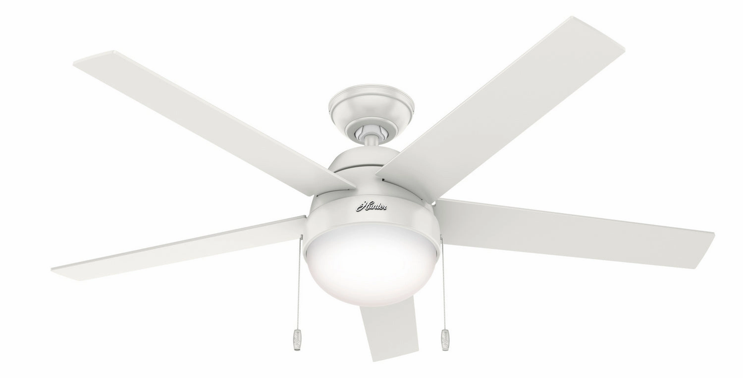 Anslee 52"Ceiling Fan Fresh White compact medium fans for desks and counters