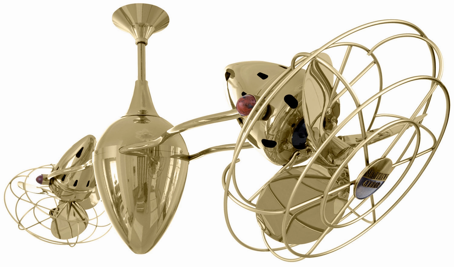 Ar Ruthiane 48"Ceiling Fan Polished Brass