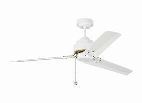 Arcade 54"Ceiling Fan Matte White oscillating medium fans with strong airflow