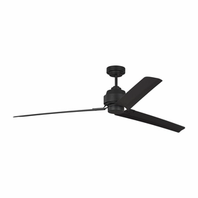Arcade 68"Ceiling Fan Midnight Black portable medium fans with handle design