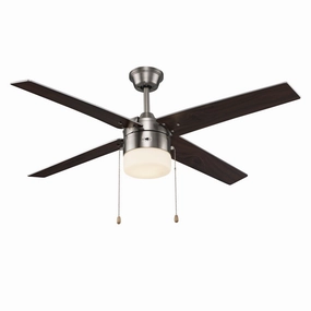 Arden 48"Ceiling Fan Brushed Nickel best small fans for home and travel