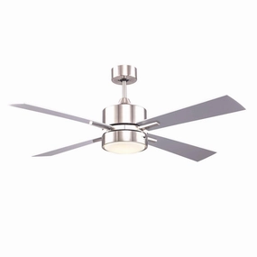 Arden 52"Ceiling Fan Brushed Nickel quiet medium fans for living room use