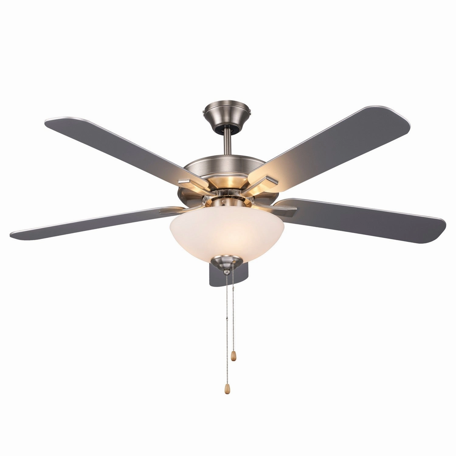 Arden 52"Ceiling Fan Brushed Nickel energy-efficient medium fans with remote