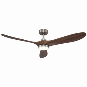 Arden 60"Ceiling Fan Brushed Nickel oscillating medium fans with strong airflow