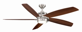 Armand 56"Ceiling Fan Nickel stylish medium fans for contemporary homes