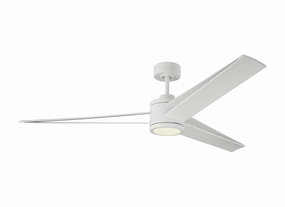 Armstrong 60"Ceiling Fan Matte White stylish medium fans for contemporary homes