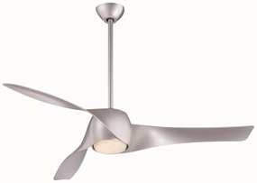 Artemis Led 58"Ceiling Fan Silver medium size fans for home ventilation