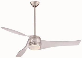 Artemis Led 58"Ceiling Fan Translucent compact medium fans for desks and counters