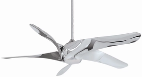 Artemis Xl5 Led 62"Ceiling Fan Liquid Nickel modern medium fans for everyday cooling