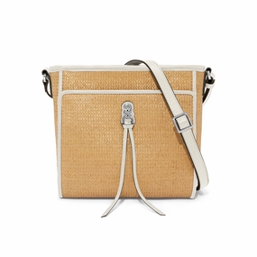 Astrid Straw Organizer Bag Natural-White