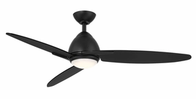 Atlas 52"Ceiling Fan Matte Black home cooling fans in medium size
