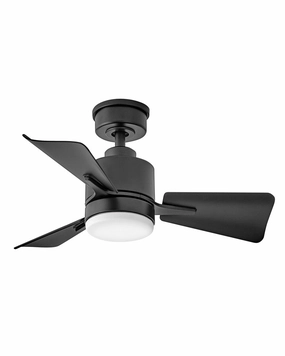 Atom 30" LED Fan Matte Black best small fans for home and travel