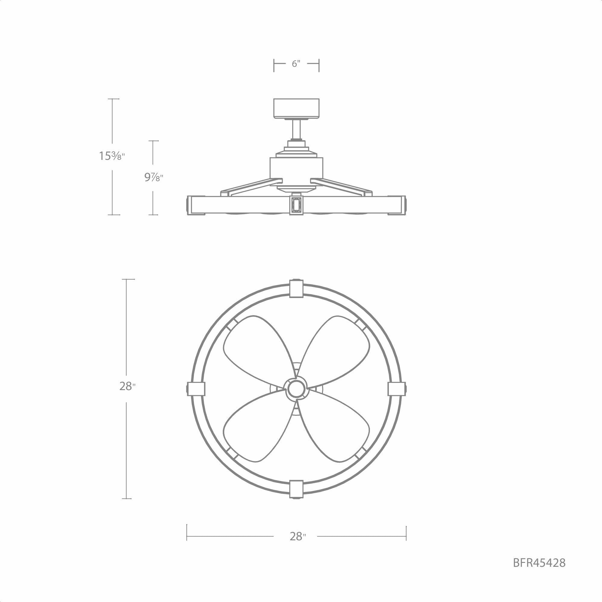 Atomic 29" LED Smart Fandelier modern fandeliers for living rooms