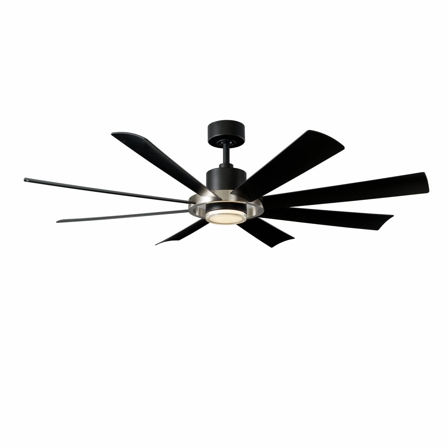 Aura 60"Ceiling Fan Brushed Nickel/Matte Black home cooling fans in medium size
