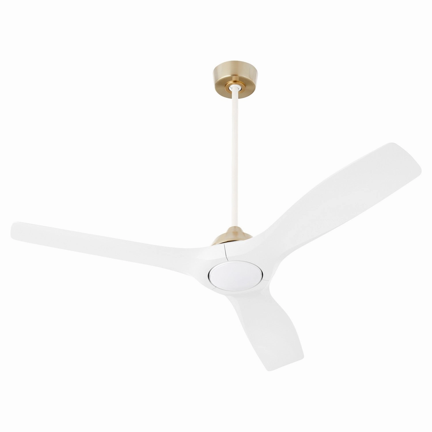Avalon 52" Ceiling Fan Aged Brass / White