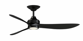 Aviara 60"Ceiling Fan Black medium electric fans for multi-room use