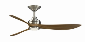 Aviara 60"Ceiling Fan Brushed Nickel modern medium fans for everyday cooling