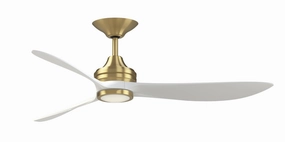 Aviara 60"Ceiling Fan Brushed Satin Brass portable medium fans with handle design