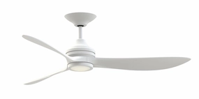 Aviara 60"Ceiling Fan Matte White affordable medium fans for summer