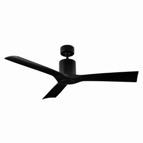 Aviator 54"Ceiling Fan Matte Black stylish medium fans for contemporary homes