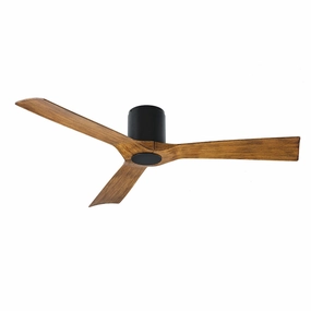 Aviator 54"Ceiling Fan Matte Black/Distressed Koa affordable medium fans for summer