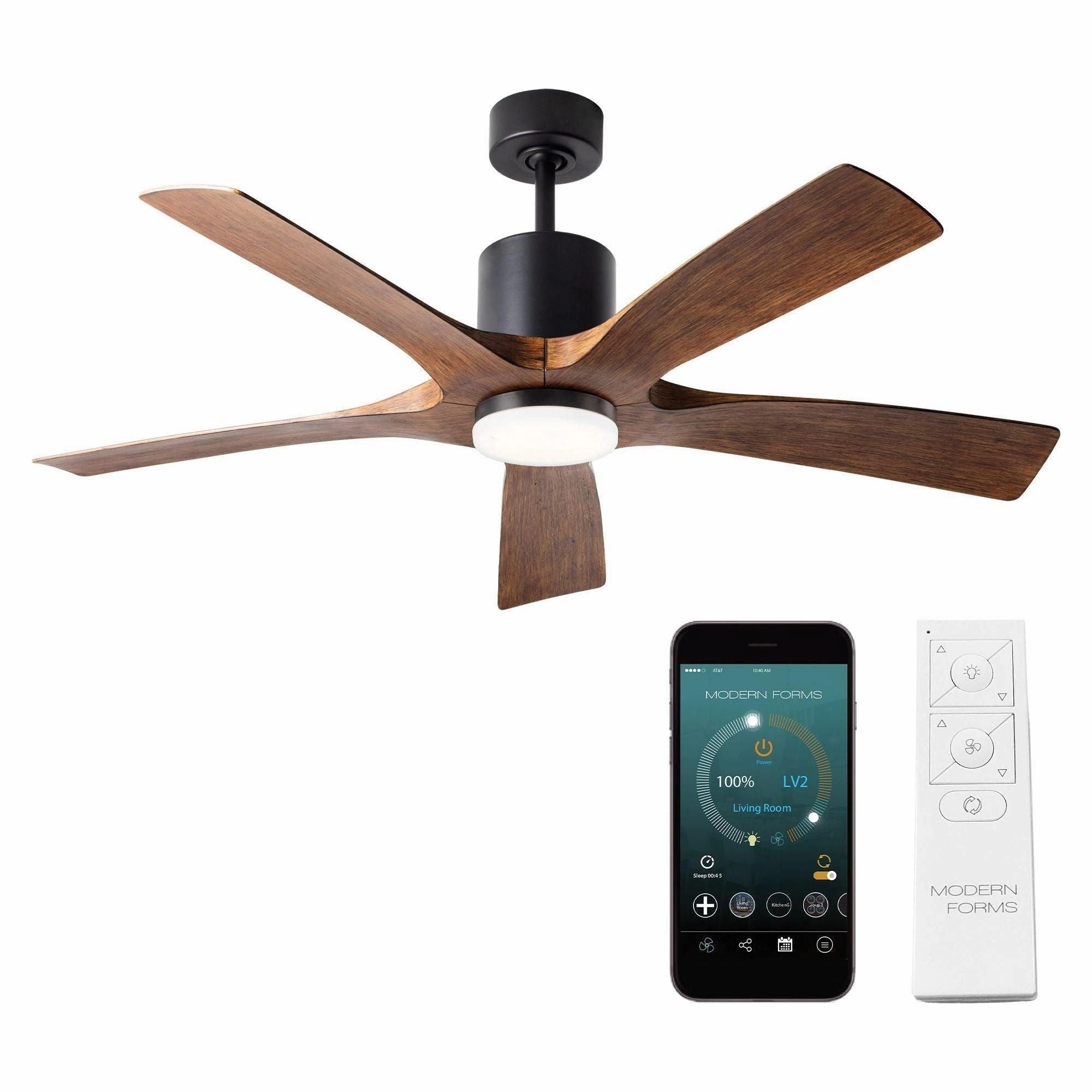 Aviator Indoor/Outdoor 5-Blade 54" Smart Ceiling Fan with Remote Control