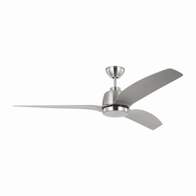 Avila 60"Ceiling Fan Brushed Steel portable medium fans with handle design