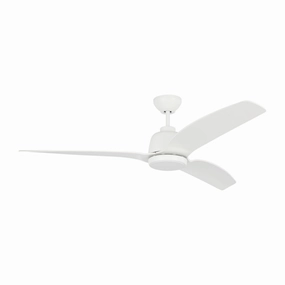 Avila 60"Ceiling Fan Matte White home cooling fans in medium size