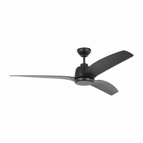 Avila 60"Ceiling Fan Midnight Black energy-efficient medium fans with remote