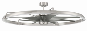 Axel 52"Ceiling Fan Brushed Polished Nickel decorative fandeliers with lights