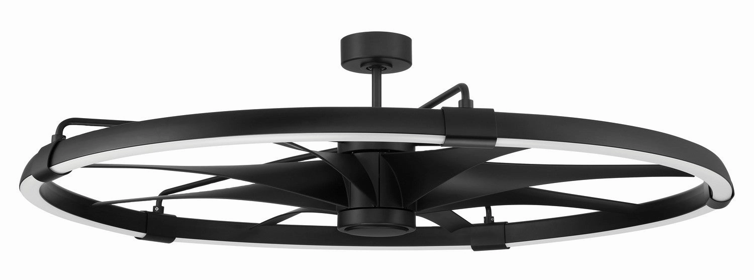 Axel Indoor/Outdoor 52"Ceiling Fan Flat Black decorative fandeliers with lights
