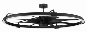 Axel Indoor/Outdoor 52"Ceiling Fan Flat Black home cooling fans in medium size