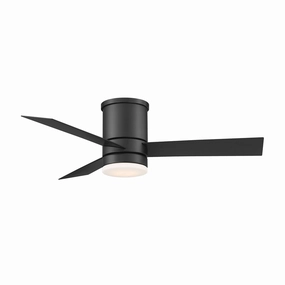 Axis 44"Ceiling Fan Matte Black space-saving huggers with modern style