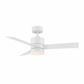Axis 44"Ceiling Fan Matte White small electric fans for personal cooling