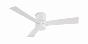 Axis 52"Ceiling Fan Matte White modern medium fans for everyday cooling