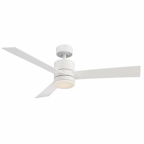 Axis 52"Ceiling Fan Matte White portable medium fans with handle design