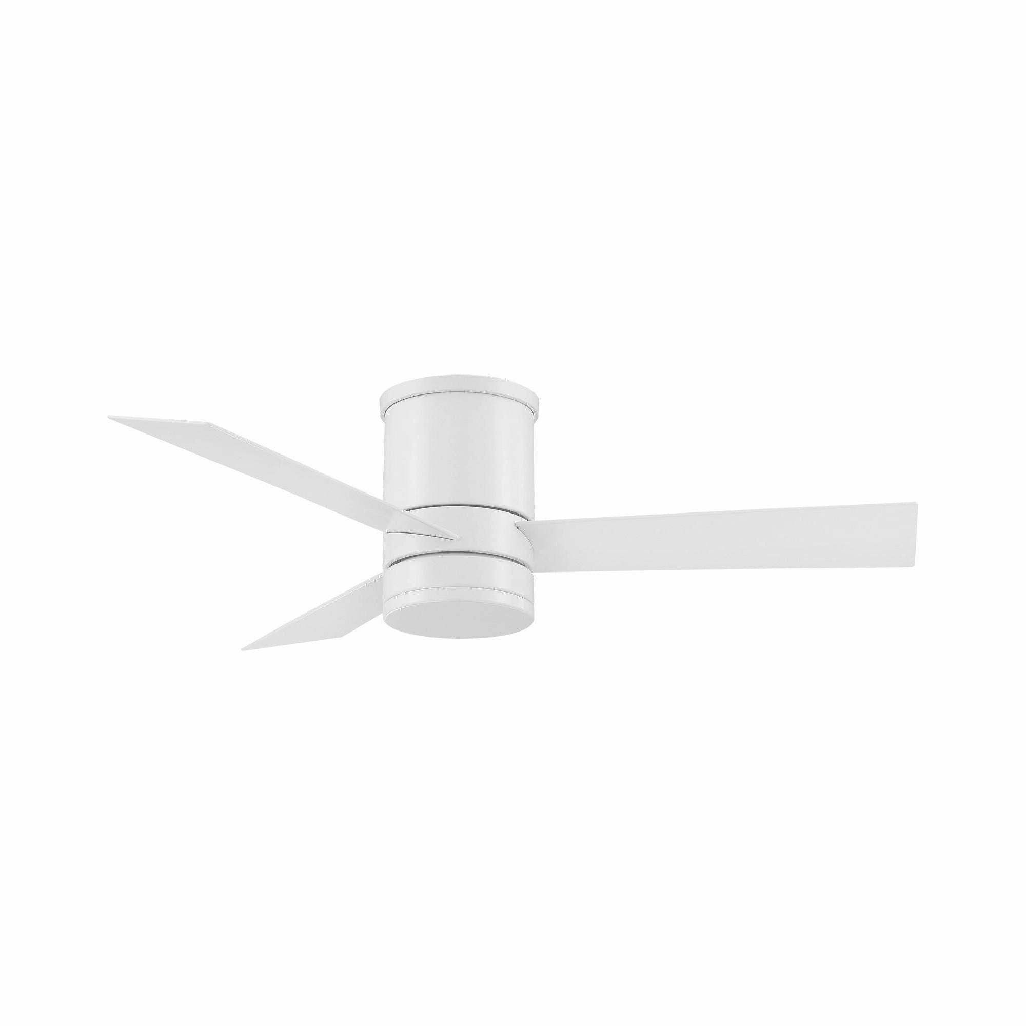 Axis Indoor/Outdoor 3-Blade 44" Smart Flush Mount Ceiling Fan with LED Light Kit and Remote Control